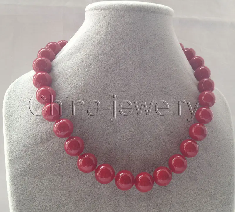 FREE shipping>>>> Beautiful 18" 14mm red coral color south sea shell pearl necklace 6.07
FREE shipping>>>> Beautiful 18" 14mm red coral color south sea shell pearl necklace 6.07