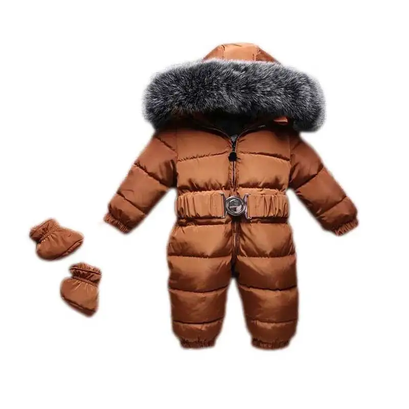 New Russia Winter Infant Baby Boy Girl Romper Baby Snowsuit Fox fur collar Warm Jumpsuit For Children Clothes Toddler Outfit
New Russia Winter Infant Baby Boy Girl Romper Baby Snowsuit Fox fur collar Warm Jumpsuit For Children Clothes Toddler Outfit