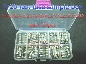 100pc/Set 5x20mm 5*20mm fast Glass Fuse 0.25/1/3.15/4/6/6.3/7/12/25/30A 250V Quick Blow Glass Fuse Assorted Kits fuse sample box
100pc/Set 5x20mm 5*20mm fast Glass Fuse 0.25/1/3.15/4/6/6.3/7/12/25/30A 250V Quick Blow Glass Fuse Assorted Kits fuse sample box