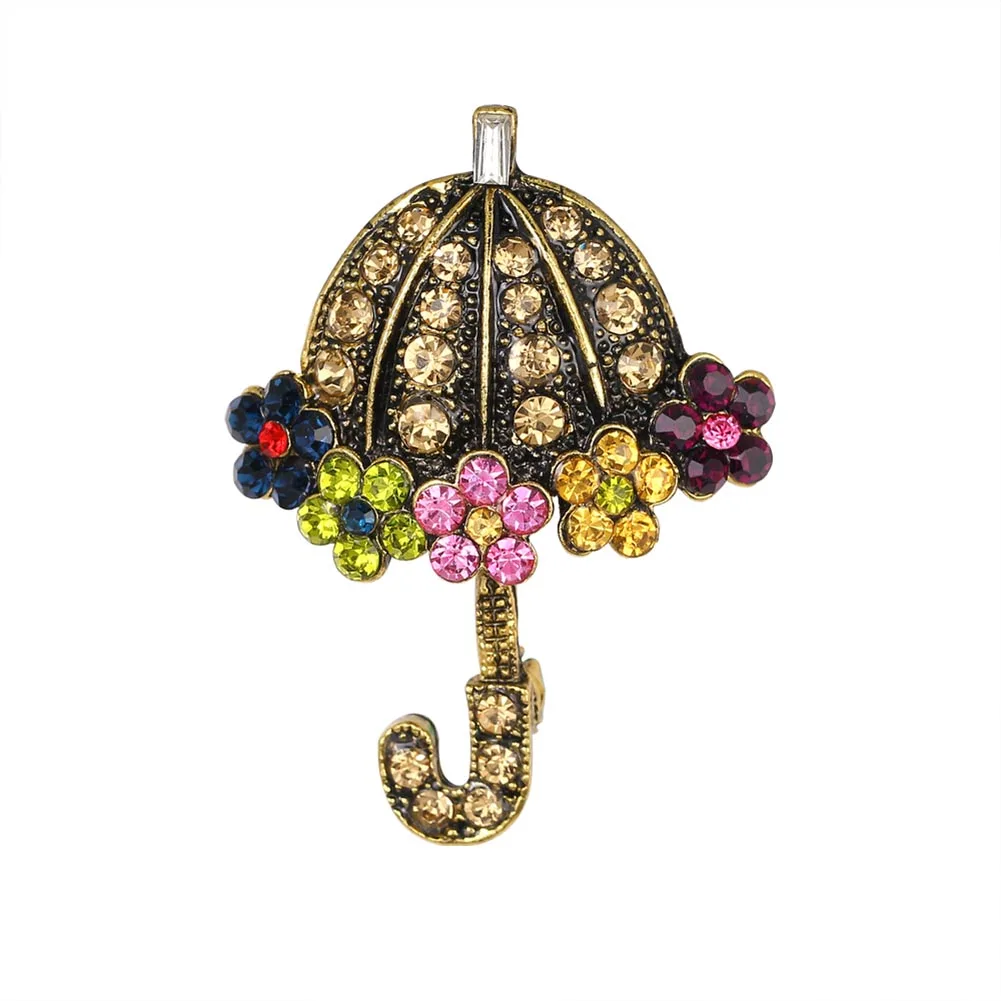 Crystal Umbrella Brooch Accessories Stylish Luxury Original Garment Accessories Magic Personality
Crystal Umbrella Brooch Accessories Stylish Luxury Original Garment Accessories Magic Personality