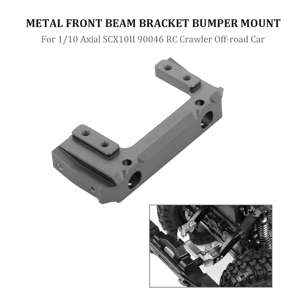 RC Crawler Car SCX10 Metal Front Beam Bracket Servo Relocation Bumper Mount Stange for 1/10 RC Car SCX10 II AX90046
RC Crawler Car SCX10 Metal Front Beam Bracket Servo Relocation Bumper Mount Stange for 1/10 RC Car SCX10 II AX90046