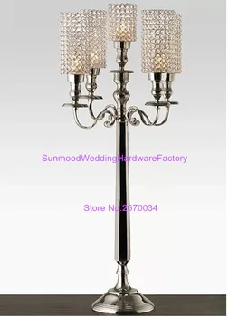new style Iron Metal crystal Candle Stand for wedding table decoration flower stand aisle pillar
new style Iron Metal crystal Candle Stand for wedding table decoration flower stand aisle pillar