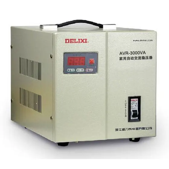 New Delixi voltage stabilizer AVR-3000W 3KW automatic household AC regulator / TV PC Refrigerator voltage regulator
New Delixi voltage stabilizer AVR-3000W 3KW automatic household AC regulator / TV PC Refrigerator voltage regulator