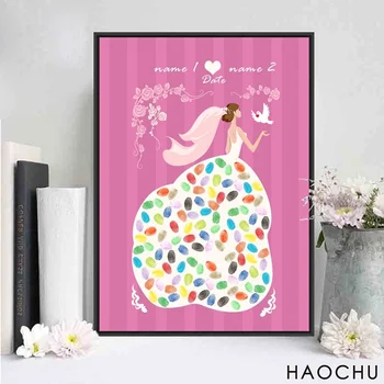 Free Personalized Custom Name Date Fingerprint Canvas Print DIY GuestBook of Bride with Pigeons for Wedding party Decoration
Free Personalized Custom Name Date Fingerprint Canvas Print DIY GuestBook of Bride with Pigeons for Wedding party Decoration