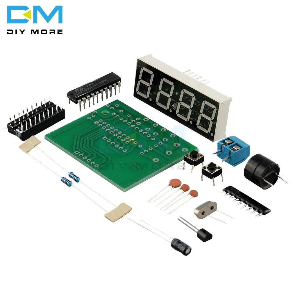 AT89C2051 Digital LED Display 4 Bits Electronic Clock Electronic Production Suite DIY Kit 0.56 Inch Red Two Alarm
AT89C2051 Digital LED Display 4 Bits Electronic Clock Electronic Production Suite DIY Kit 0.56 Inch Red Two Alarm