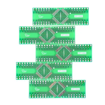 5 Pcs New QFP 44 Pin Pitch 0.8 mm to DIP 44 2.54 mm Adapter PCB Board Converter 55.88x17.78x1.6 mm
5 Pcs New QFP 44 Pin Pitch 0.8 mm to DIP 44 2.54 mm Adapter PCB Board Converter 55.88x17.78x1.6 mm