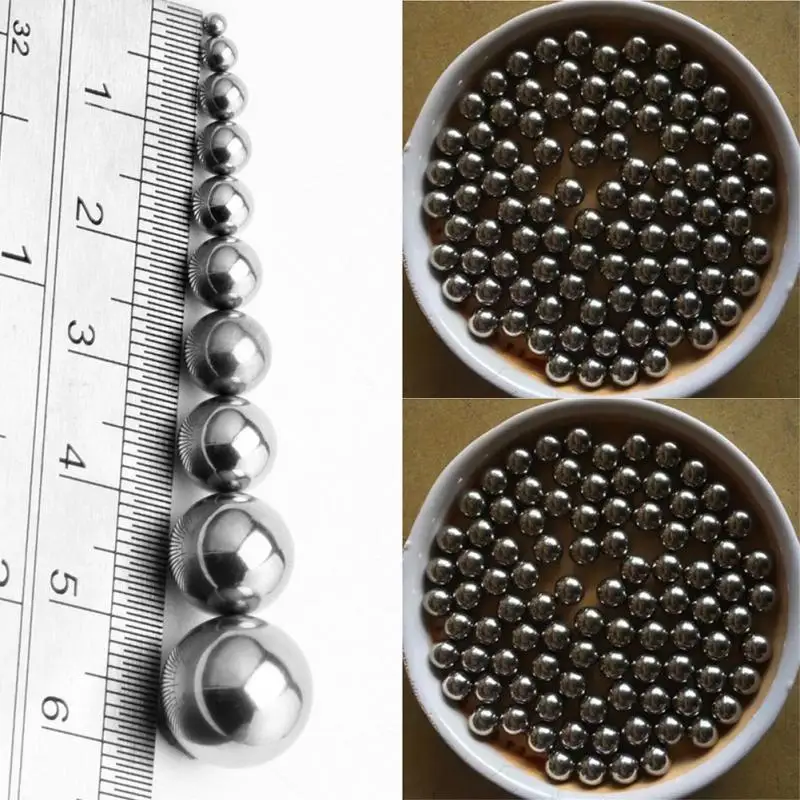 50Pcs/200Pcs Dia Bearing Balls Hot Sale Stainless Steel Precision Slingshot Balls 2mm 3 mm 4mm 5mm 6mm for Bicycles Bearings #15 Sadoun.com