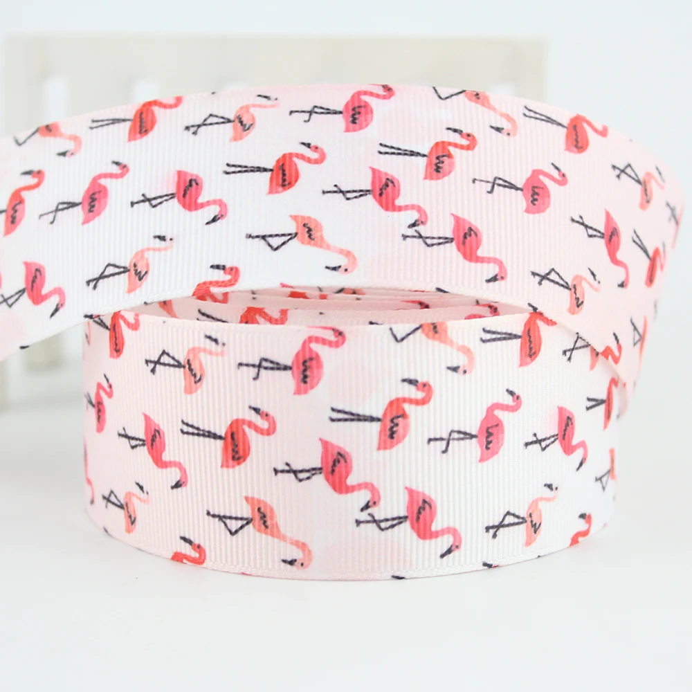 flamingo printed grosgrain ribbon (3)
