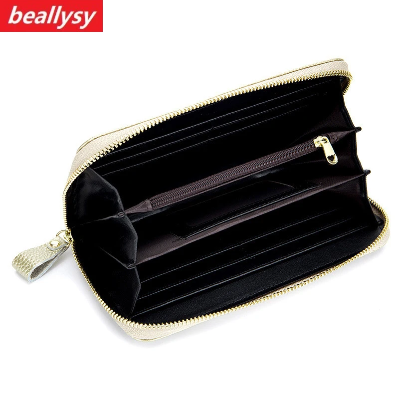 Casual Women Card Wallets Genuine Leather Wallet Female Purse Long Coin Purses Card Holders Ladies Wallet Women Passcard Pocket
Casual Women Card Wallets Genuine Leather Wallet Female Purse Long Coin Purses Card Holders Ladies Wallet Women Passcard Pocket