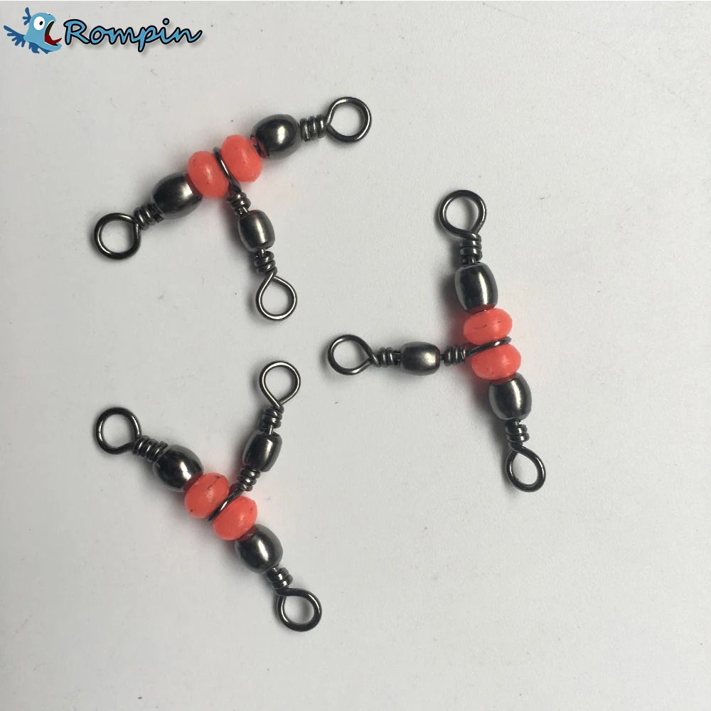 Rompin Fishing Snap Swivel 3 Way 20pcs/Set Swivel Connecting Ring Fishhook Lure Line Connector Mini Fishing Tackle Accessory
Rompin Fishing Snap Swivel 3 Way 20pcs/Set Swivel Connecting Ring Fishhook Lure Line Connector Mini Fishing Tackle Accessory