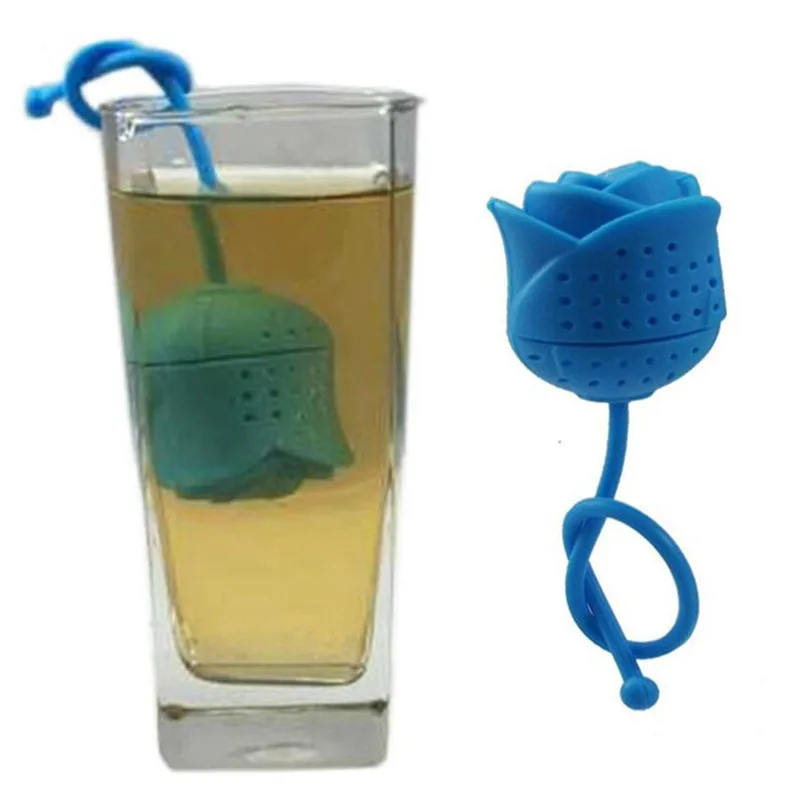 Silicone Tea Strainer Loose Design Tea Leaf Rose Strainer Bag Herbal Spice Infuser Filter Tools Kitchen Supplies
Silicone Tea Strainer Loose Design Tea Leaf Rose Strainer Bag Herbal Spice Infuser Filter Tools Kitchen Supplies