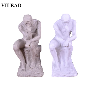 VILEAD 10.6'' Stone Thinker Statue Modern Meditator FigurineS Creative Miniatures Gift Living Room Home Decoration Accessories
VILEAD 10.6'' Stone Thinker Statue Modern Meditator FigurineS Creative Miniatures Gift Living Room Home Decoration Accessories