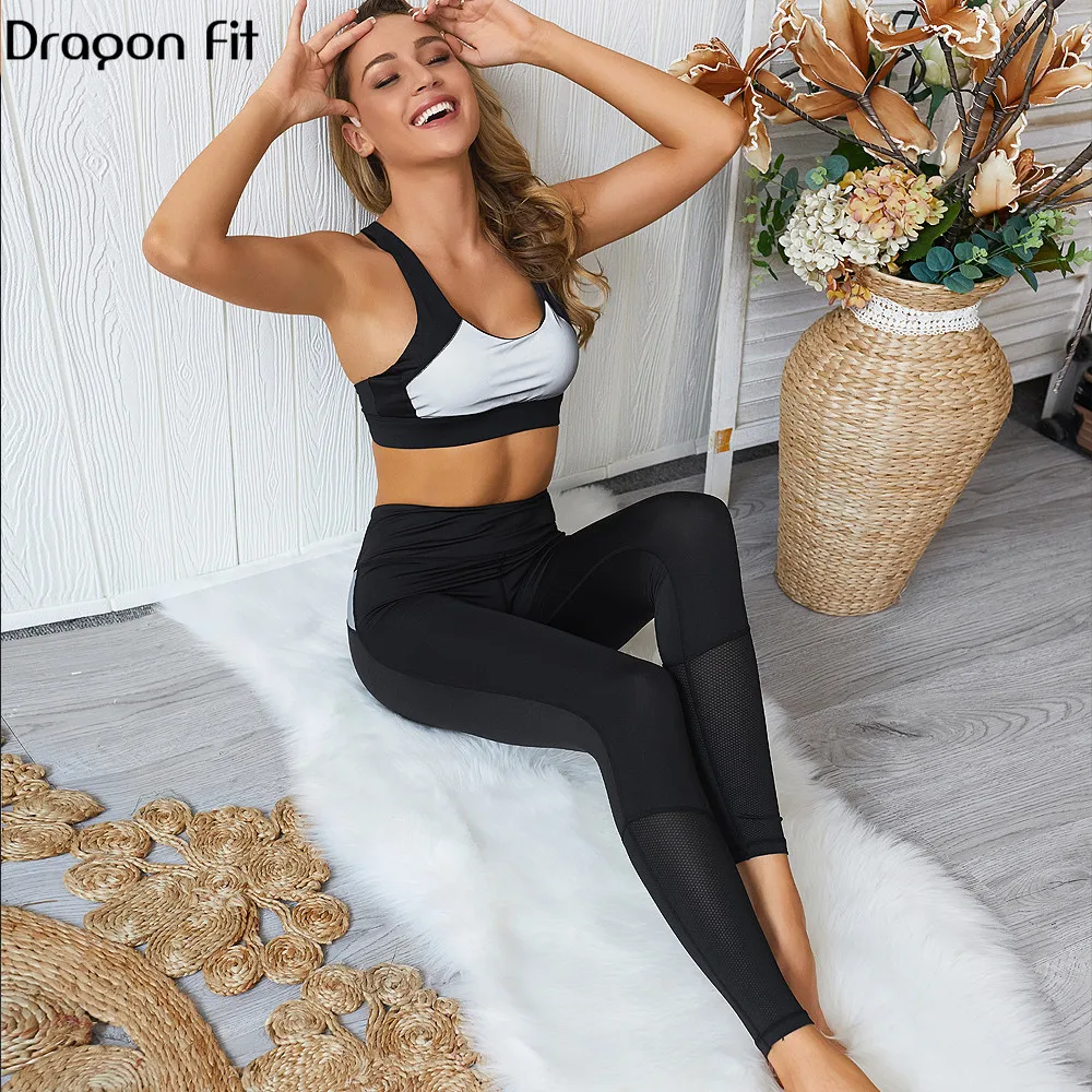 Женский комплект для занятий йогой Dragon Fit из 2 предметов спортивная одежда