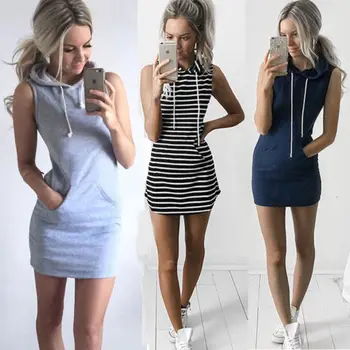 2019 New Womens Sleeveless Jumper Dress Summer Evening Party Hoodies Tops Mini Dress
2019 New Womens Sleeveless Jumper Dress Summer Evening Party Hoodies Tops Mini Dress