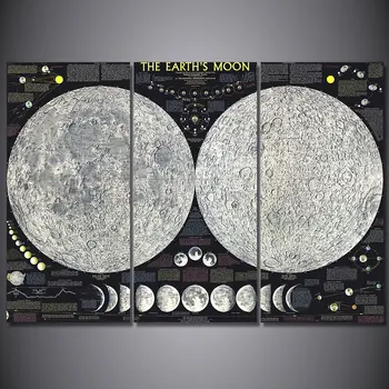3 Panel Canvas Wall Art Abstract The Earth Moon Map Painting Home Decoration Pictures For Living Room Poster Decoration Maison
3 Panel Canvas Wall Art Abstract The Earth Moon Map Painting Home Decoration Pictures For Living Room Poster Decoration Maison