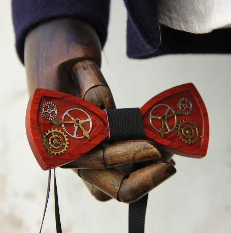 Original design handmade steam punk bow tie for men personality bow tie fashion accessory
Original design handmade steam punk bow tie for men personality bow tie fashion accessory