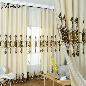 Window Luxury Curtain Blackout for Living Room Bedroom Room Door Roman Embroidered Curtain and Tulle Europe Ready Chenille Drapes
Window Luxury Curtain Blackout for Living Room Bedroom Room Door Roman Embroidered Curtain and Tulle Europe Ready Chenille Drapes