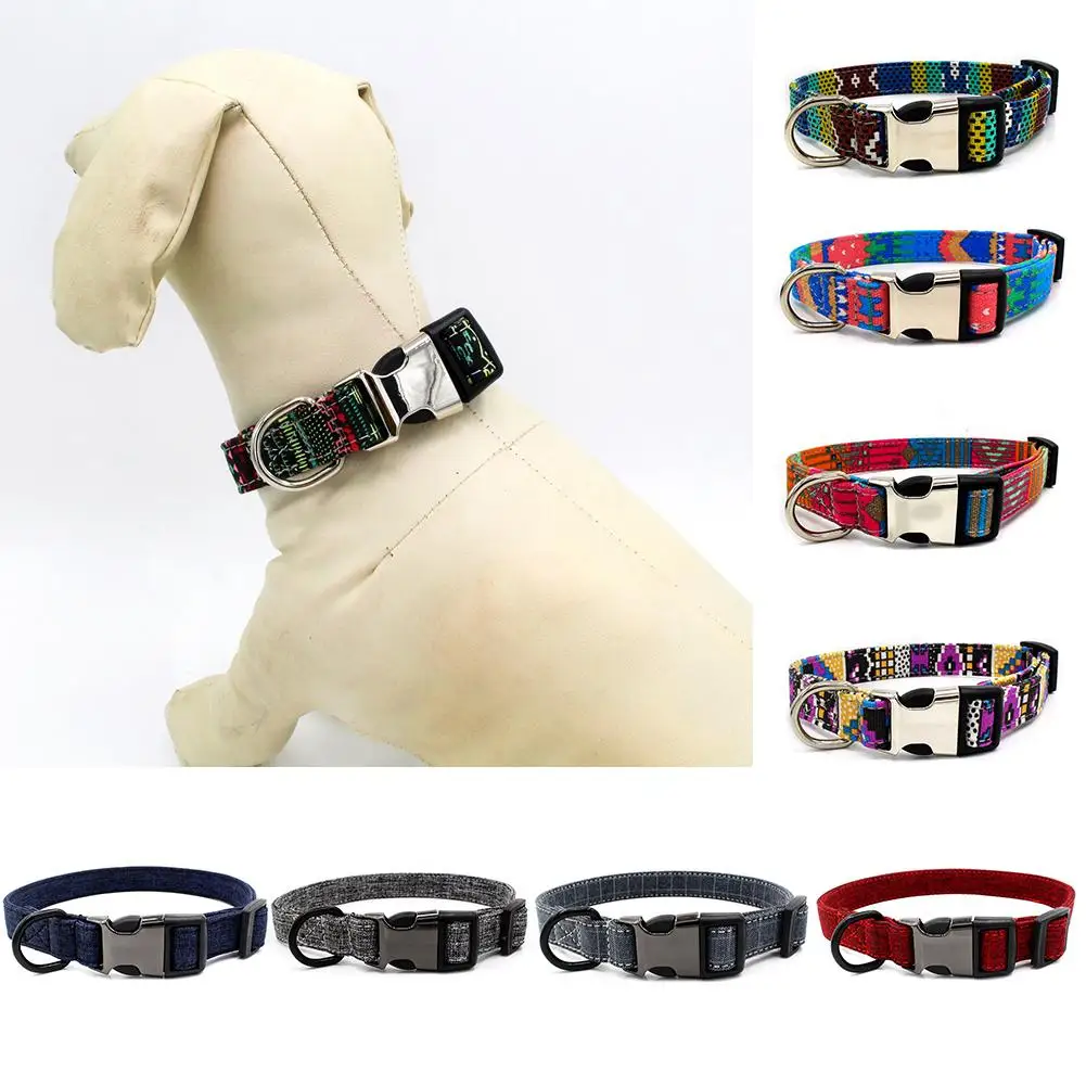 Adjustable Nylon Dog Collar Neck Strap Half-Metal ID Tags Carve Buckle Necklace Pet Neck Band Strap Pet Harnesses Supplies
Adjustable Nylon Dog Collar Neck Strap Half-Metal ID Tags Carve Buckle Necklace Pet Neck Band Strap Pet Harnesses Supplies