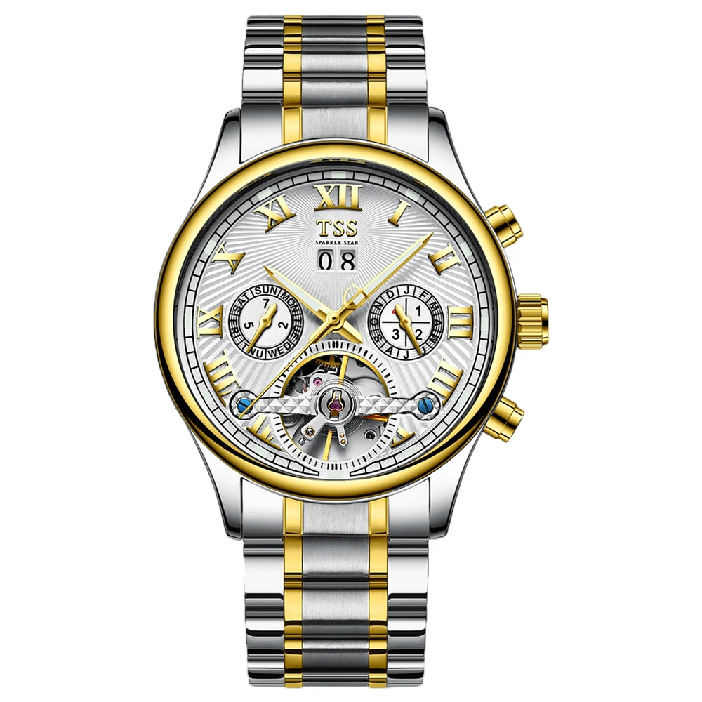 TSS T6018 genuine watch men's mechanical watch fashion trend waterproof men's new watch belt casual student men's watch
TSS T6018 genuine watch men's mechanical watch fashion trend waterproof men's new watch belt casual student men's watch