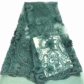 Latest Design French Net Lace Fabric, High quality African 3D Applique French beads Lace Fabric,Wholesale Tulle Lace Fabric
Latest Design French Net Lace Fabric, High quality African 3D Applique French beads Lace Fabric,Wholesale Tulle Lace Fabric