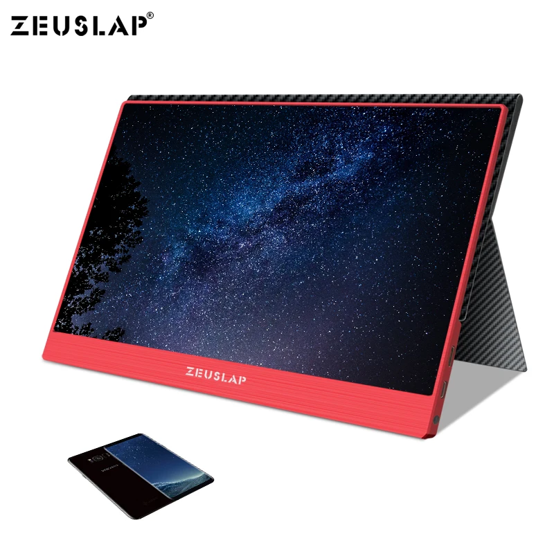 ZEUSLAP 1920x1080P FULL HD CCTV переключатель MACBOOK Настольный PS4 XBOX ONE портативный монитор |