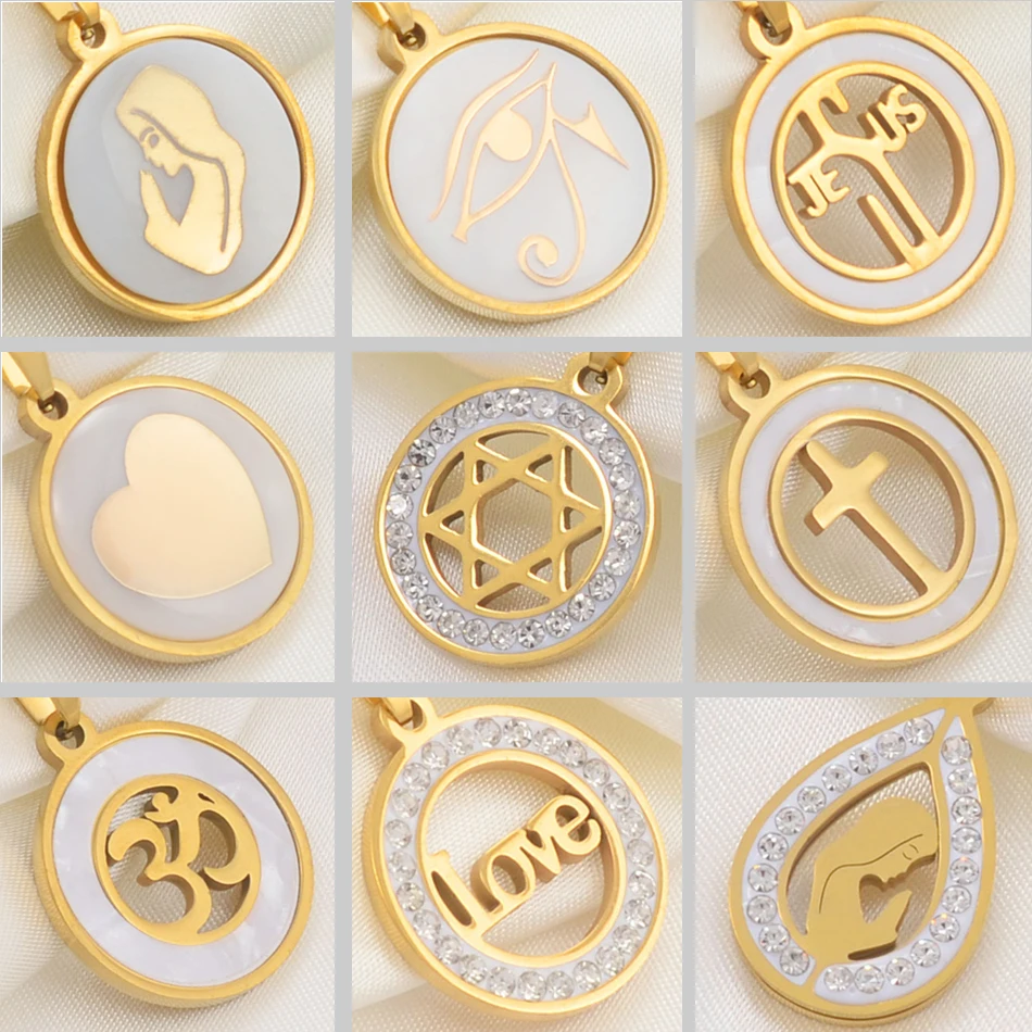 Anniyo (1piece) Charm Pendant Chain Necklaces for Women Girls,Cross Heart Virgin Mary Yoga Egyptian Eyes Love Necklaces #005308
Anniyo (1piece) Charm Pendant Chain Necklaces for Women Girls,Cross Heart Virgin Mary Yoga Egyptian Eyes Love Necklaces #005308