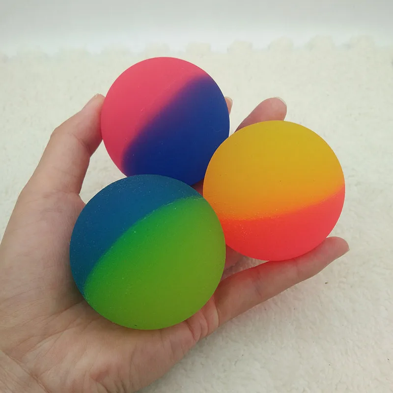20pcs Rubber Bouncy Balls for Kids elastic Double color rubber ball Children of pinball bouncy Funny Outdoor toys 5.5cm
20pcs Rubber Bouncy Balls for Kids elastic Double color rubber ball Children of pinball bouncy Funny Outdoor toys 5.5cm