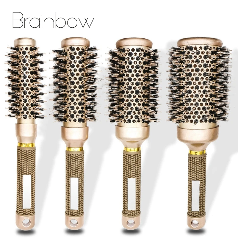 Brainbow 27/35/45/56mm Hair Curler Comb Pro Hair Dressing Brush High Temperature Resistant Ceramic Iron Round Comb Styling Tools
Brainbow 27/35/45/56mm Hair Curler Comb Pro Hair Dressing Brush High Temperature Resistant Ceramic Iron Round Comb Styling Tools