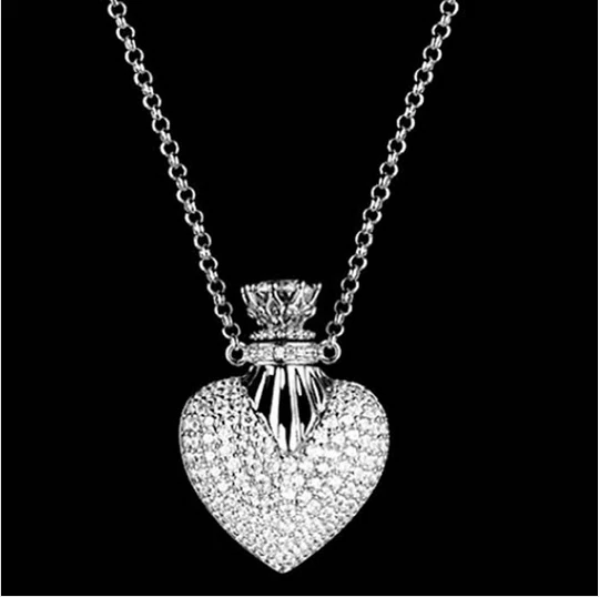 HIBRIDE Fashion Romantic Design Cubic Zirconia Pave Heart Women Necklace Pendants Black Gun Plated Pendant Gifts N-294
HIBRIDE Fashion Romantic Design Cubic Zirconia Pave Heart Women Necklace Pendants Black Gun Plated Pendant Gifts N-294