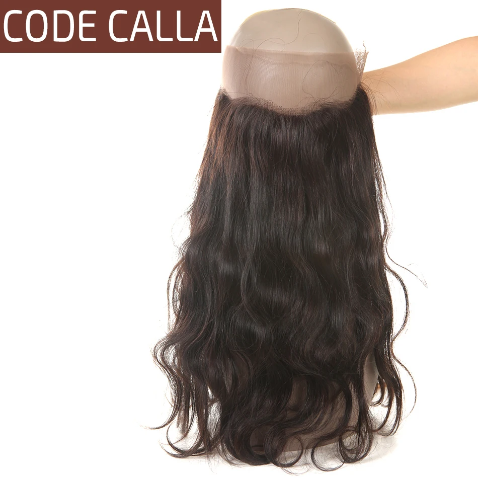Code Calla Unprocessed Brazilian Raw Virgin Hair Body Wave 360 Brand Lace Frontal With Baby Hair 100% Human Hair Pre Plucked
Code Calla Unprocessed Brazilian Raw Virgin Hair Body Wave 360 Brand Lace Frontal With Baby Hair 100% Human Hair Pre Plucked
