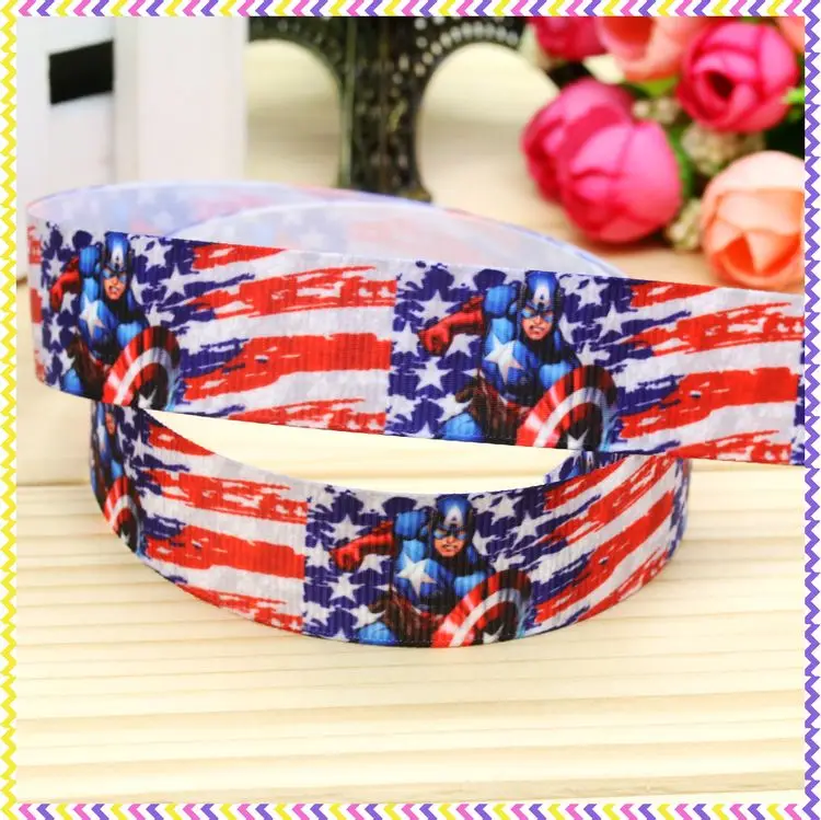 7/8'' Free shipping captain america printed grosgrain ribbon headwear hair bow diy party decoration wholesale OEM 22mm B1248
7/8'' Free shipping captain america printed grosgrain ribbon headwear hair bow diy party decoration wholesale OEM 22mm B1248