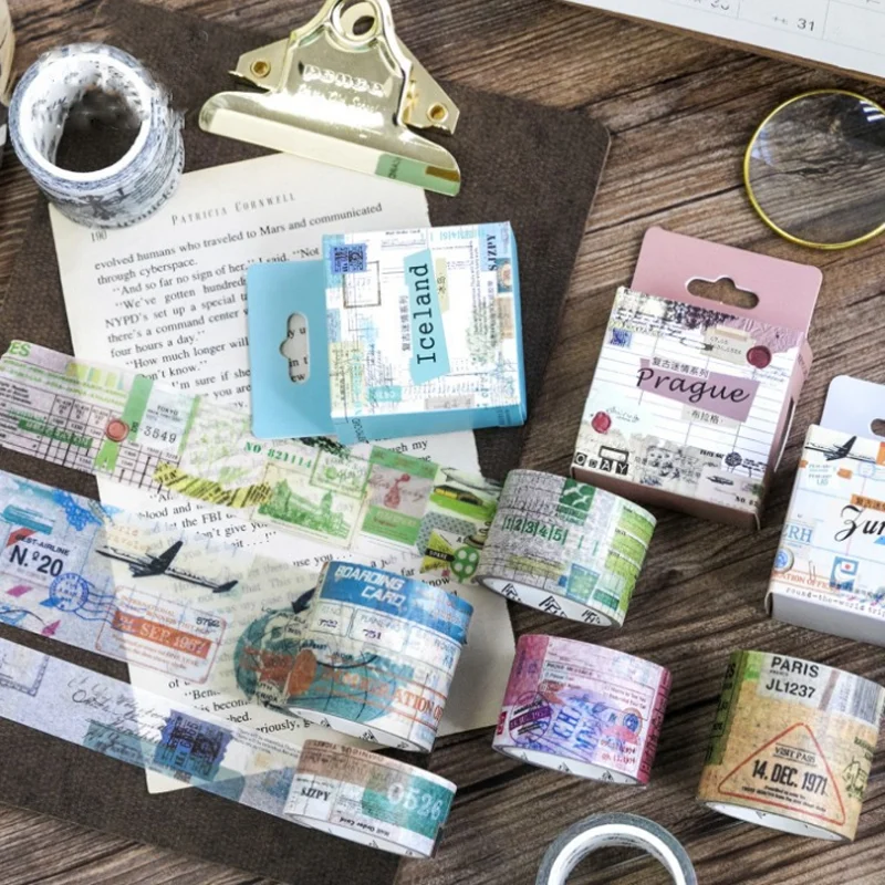 1 Pcs Creative DIY Vintage Retro Manuscript Travel Style Masking Washi Tape Lovely Decorative Tape For Home Decoration
1 Pcs Creative DIY Vintage Retro Manuscript Travel Style Masking Washi Tape Lovely Decorative Tape For Home Decoration