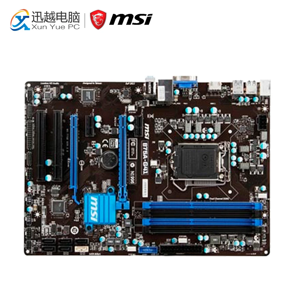 MSI B75A-G41 Desktop Motherboard B75 Socket LGA 1155 i3 i5 i7 DDR3 32G SATA3 USB3.0 ATX On Sale
MSI B75A-G41 Desktop Motherboard B75 Socket LGA 1155 i3 i5 i7 DDR3 32G SATA3 USB3.0 ATX On Sale