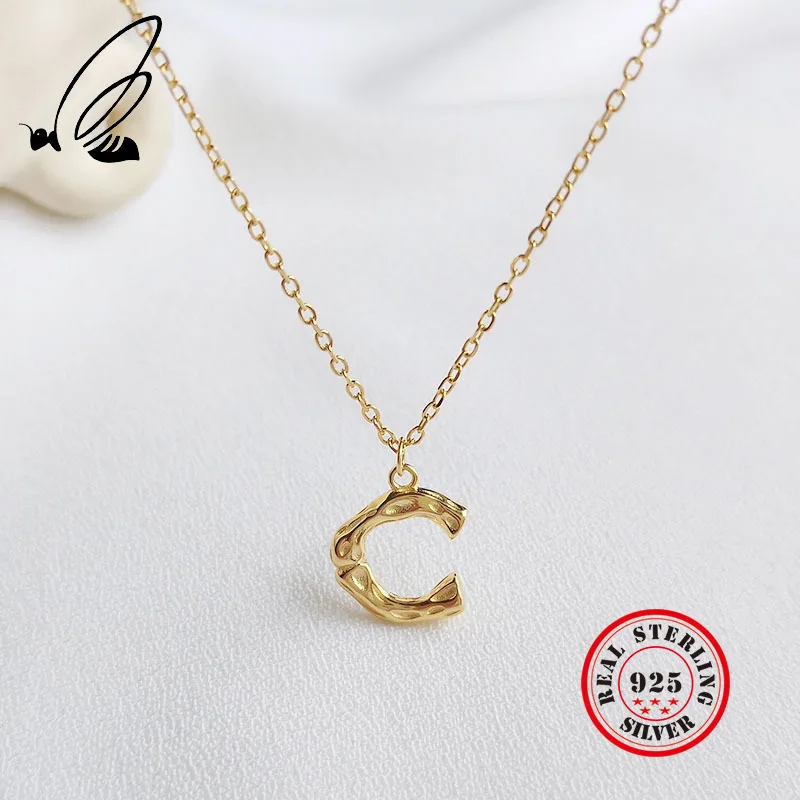 Initial Letter C Pendant Necklace 925 Sterling Silver Gold Jewelry Personalized Gift Statement Big Letter Charm For Women Men
Initial Letter C Pendant Necklace 925 Sterling Silver Gold Jewelry Personalized Gift Statement Big Letter Charm For Women Men