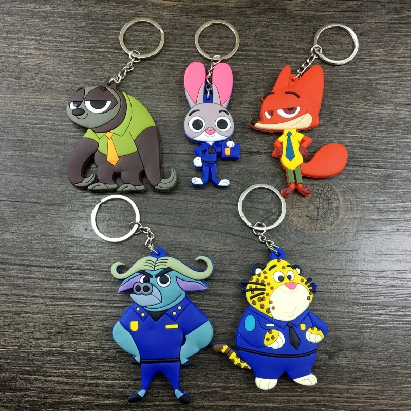 Zootopia Judy rabbit Nick Fox sloth bradypod Keychain Cartoon Figures Key chain key ring toys set 2016 New Gifts
Zootopia Judy rabbit Nick Fox sloth bradypod Keychain Cartoon Figures Key chain key ring toys set 2016 New Gifts