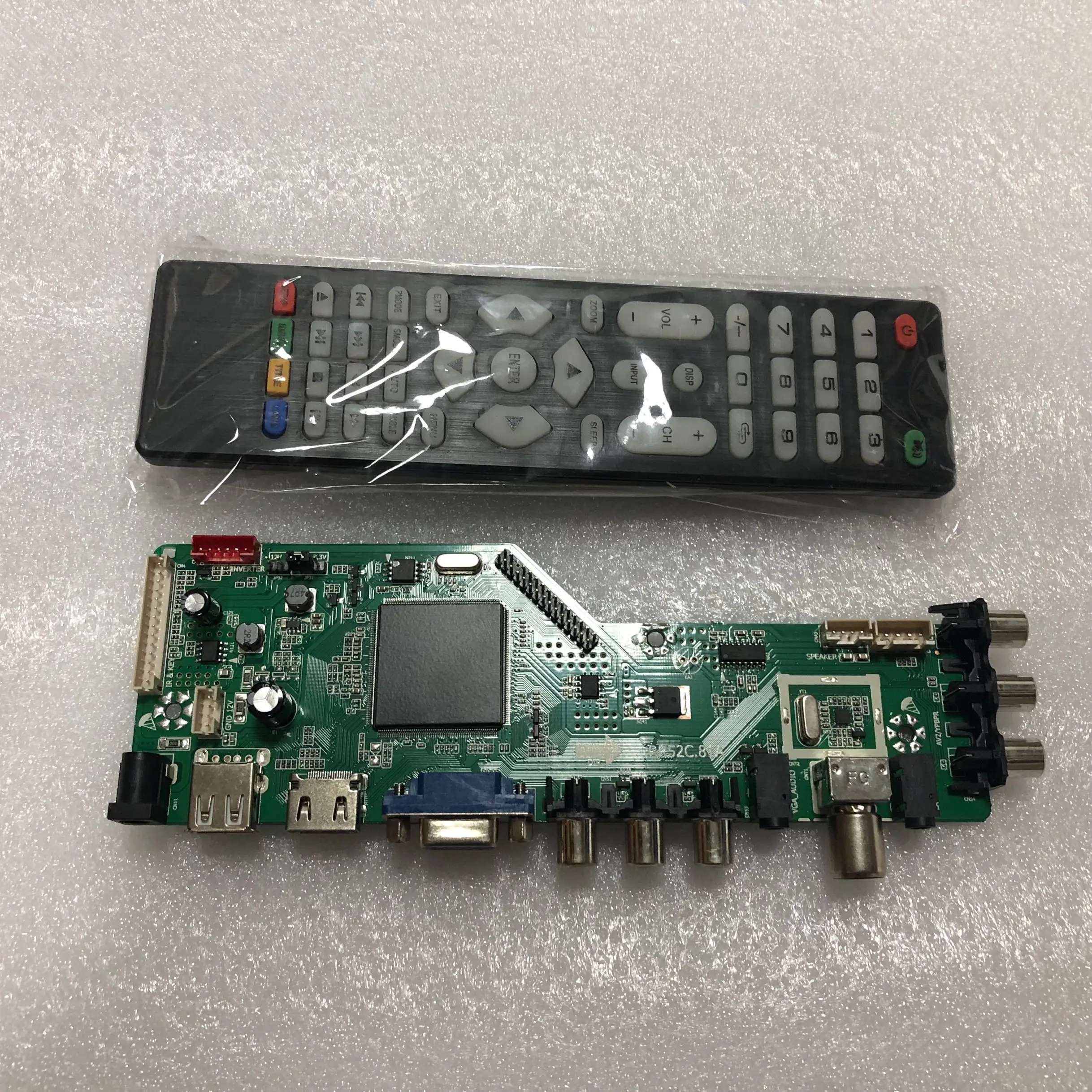 NEW RR52C.81A Digital Signal DVB-C DVB-T2 DVB-T Universal LCD TV Controller Driver Board Russian USB play Movie Dual AV IN
NEW RR52C.81A Digital Signal DVB-C DVB-T2 DVB-T Universal LCD TV Controller Driver Board Russian USB play Movie Dual AV IN