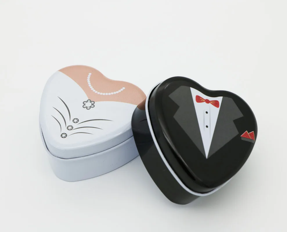 12 pcs Candy Tin Boxes for Wedding Ceremony Party Stuff Favors Tuxedo Bride Design Chocolate Gifts
12 pcs Candy Tin Boxes for Wedding Ceremony Party Stuff Favors Tuxedo Bride Design Chocolate Gifts