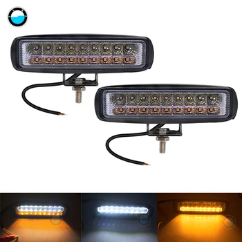 6 inch 18W Double Color Amber White Led Work Light Driving Fog Offroad LED Work Car Light for Ford Toyota SUV 4WD led beams.
6 inch 18W Double Color Amber White Led Work Light Driving Fog Offroad LED Work Car Light for Ford Toyota SUV 4WD led beams.