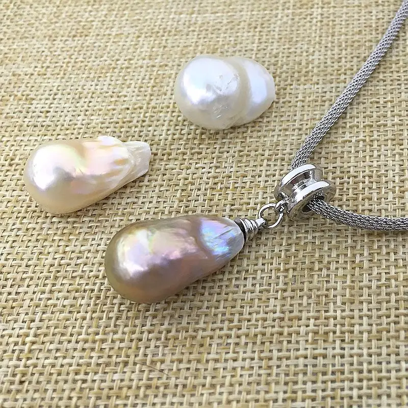 hot wheel modeling baroque keishi pearl pendant necklace nucleated flameball shape Durable adjust chain 925 sterling lovely
hot wheel modeling baroque keishi pearl pendant necklace nucleated flameball shape Durable adjust chain 925 sterling lovely
