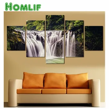 5D Diamond Painting Mountain And Waterfall Embroidery Cross Stitch stickers Mosaic Painting Diamond Rhinestone Decoration gift
5D Diamond Painting Mountain And Waterfall Embroidery Cross Stitch stickers Mosaic Painting Diamond Rhinestone Decoration gift