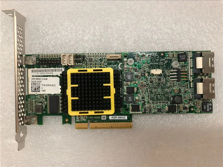 Original RAID 5805 ASR-5805/512M RAID5 6Gb PCI-E SAS RAID Card