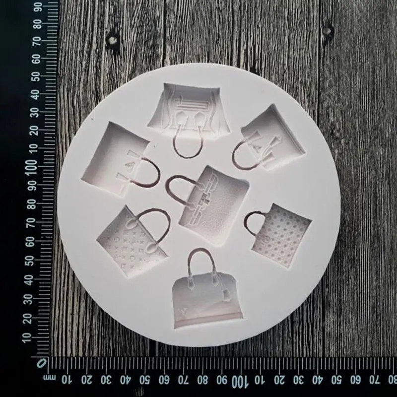 Handbag Silicone Mold Fondant Mould Cake Decorating Tools Chocolate Gumpaste Molds, Sugarcraft, Kitchen Gadgets
Handbag Silicone Mold Fondant Mould Cake Decorating Tools Chocolate Gumpaste Molds, Sugarcraft, Kitchen Gadgets