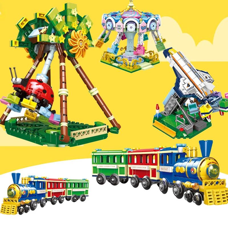 XingBao city compatible friends train sets amusement park whirligig model building blocks corsair creator MOC kids toys
XingBao city compatible friends train sets amusement park whirligig model building blocks corsair creator MOC kids toys