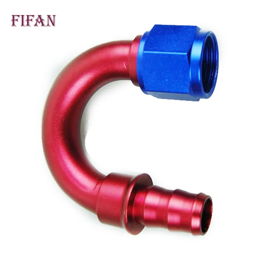 FIFAN AN6 Fuel Hose End Oil Fuel Line Adapter Anoized Aluminum Straight Fittings AN Fittings 180 Degree Fuel Push-On Fitting
FIFAN AN6 Fuel Hose End Oil Fuel Line Adapter Anoized Aluminum Straight Fittings AN Fittings 180 Degree Fuel Push-On Fitting