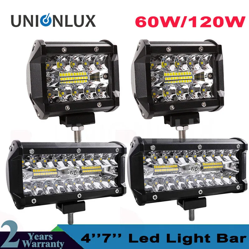 Triple-Row 4'' 7inch LED Light Bar 60w 120w LED Work Light for Car Tractor Boat OffRoad 4x4 Truck SUV ATV Driving 12V 24V
Triple-Row 4'' 7inch LED Light Bar 60w 120w LED Work Light for Car Tractor Boat OffRoad 4x4 Truck SUV ATV Driving 12V 24V