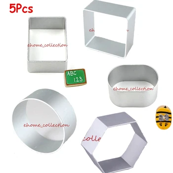 Hot 5pcs Aluminum alloy Round Square Rectangle Hexagon Oval Shape Cake Mold Cookie Cutter 3D Biscuit Embossing Mould Christmas
Hot 5pcs Aluminum alloy Round Square Rectangle Hexagon Oval Shape Cake Mold Cookie Cutter 3D Biscuit Embossing Mould Christmas
