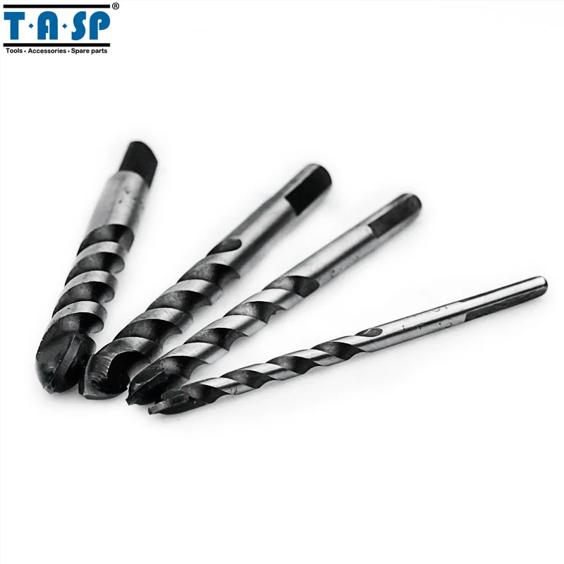 TASP Tungsten Carbide Glass Drill Bits 4PC Triangle Shank for Drywall Ceramic Tile Marble Mirror Glass 6/8/10/12mm
TASP Tungsten Carbide Glass Drill Bits 4PC Triangle Shank for Drywall Ceramic Tile Marble Mirror Glass 6/8/10/12mm