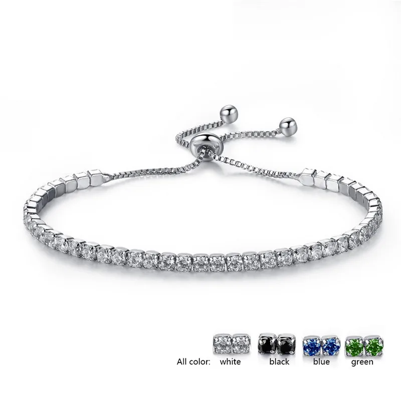 Crazy Feng New Fashion Adjustable Tennis Bracelets For Women Shiny Crystal Silver Color Chain Bangle & Bracelet Jewelry Gift
Crazy Feng New Fashion Adjustable Tennis Bracelets For Women Shiny Crystal Silver Color Chain Bangle & Bracelet Jewelry Gift