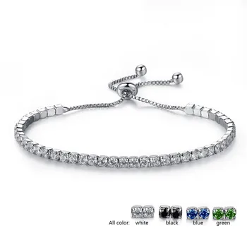 Crazy Feng New Fashion Adjustable Tennis Bracelets For Women Shiny Crystal Silver Color Chain Bangle & Bracelet Jewelry Gift
Crazy Feng New Fashion Adjustable Tennis Bracelets For Women Shiny Crystal Silver Color Chain Bangle & Bracelet Jewelry Gift