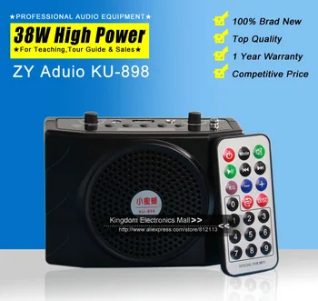 Free Shipping! 38W 2200mAh Portable Waistband Voice Amplifier FM Radio TF/USB Headset Mic Wireless Remote Control
Free Shipping! 38W 2200mAh Portable Waistband Voice Amplifier FM Radio TF/USB Headset Mic Wireless Remote Control
